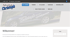 Desktop Screenshot of fahrschule-christoph.de